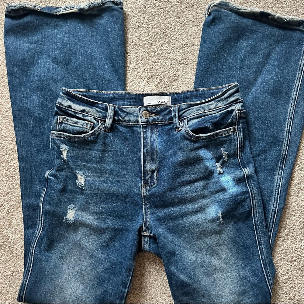 Vervet Women's Blue Flare Jeans